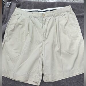 Polo Golf Men's Cream Flat Front Shorts